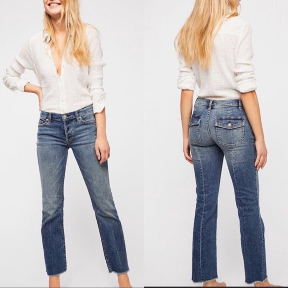 NWT Free People Austen Straight Leg Jeans